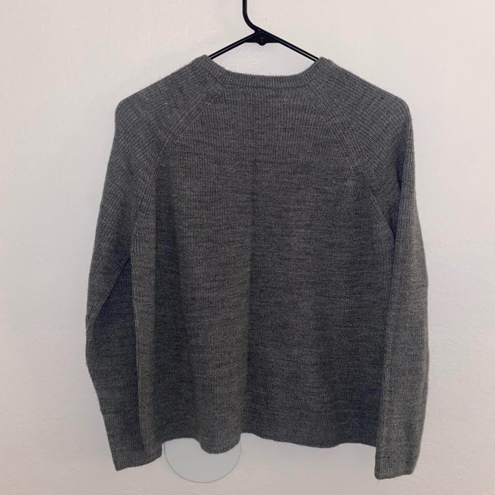 Mango Basics Gray Sweater Size Medium - image 4